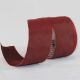 French Wired Taffeta Ribbon 2.5 Inch 27 Yards Burgundy