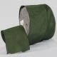 French Wired Taffeta Ribbon 2.5 Inch 27 Yards Forest Green