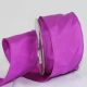 French Wired Taffeta Ribbon 2.5 Inch 27 Yards Purple