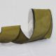 French Wired Taffeta Ribbon 2.5 Inch 27 Yards Dijon