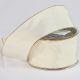 Gold Wired Taffeta Ribbon 2.5 Inch 27 Yards Ivory