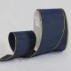 Gold Wired Taffeta Ribbon 2.5 Inch 27 Yards Navy Blue