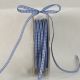 Woven Edge Vichy Check 3/16 inch by 55 yards Royal/White