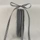 Woven Edge Vichy Check 3/16 inch by 55 yards Black/White