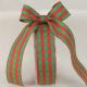 Woven Edge Vichy Check 1 inch by 27 yards Red/Green