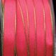 Narrow Wire Edge Taffeta 10mm 3/8 Inch 55 Yards Red/hunter