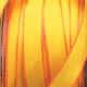 Narrow Wire Edge Taffeta 10mm 3/8 Inch 55 Yards Yellow/orange