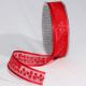 Satin Edge Organdy Georgette 1 In 30 Yards Red with Red Hearts