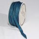 Wired Woven Edge Gingham 3/8 Inch 27 Yards Blue/black
