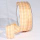 Wired Woven Edge Gingham 1 Inch 27 Yards Cream/ivory