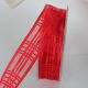 Frenchwired Satin Sheer Marla 1 inch by 25 yards Red