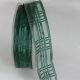 Frenchwired Satin Sheer Marla 1 inch by 25 yards Forest Green