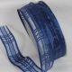 Frenchwired Satin Sheer Marla 1 inch by 25 yards Navy