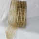 Frenchwired Satin Sheer Marla 1.5 inch by 25 yards Gold
