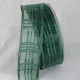 Frenchwired Satin Sheer Marla 1.5 inch by 25 yards Hunter