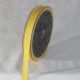Grosgrain Ribbon with White Polka Dots 3/8 inch by 22 yards Yellow