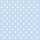 Pastel Dots Blue Lunch Napkin