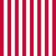Stripes Red Lunch Napkin