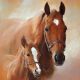 Horse with Foal Lunch Napkin