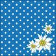 Edelweiss Dots Blue Design Napkin Lunch