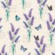 Lavender With Love Cream Lunch Napkin