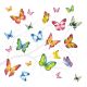 Colourful Butterflies Lunch Napkin
