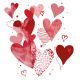 With Love Red Lunch Napkin