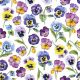 Pansy All Over Lunch Napkin