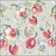 Fresh Apples Green Lunch Napkin
