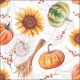 Pumpkins & Sunflowers Lunch Napkin