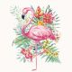 Tropical Flamingo Design Napkin Lunch