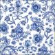 Delft Blue flowers Design