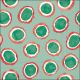 Amara Green/Red Napkin Lunch