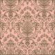 Baroque Ornament Salmon Napkin Lunch