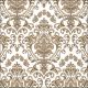 Baroque Ornament Gold Napkin Lunch