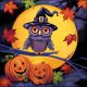 Halloween Owl Napkin Lunch