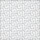Greek Key White/Silver Napkin Lunch