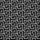 Greek Key Black/White Napkin Lunch