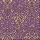 Baroque Ornament Purple Napkin Lunch