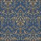 Baroque Ornament Blue Napkin Lunch