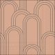 Geometric Lines Black/Terracotta Napkin Lunch