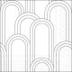 Geometric Lines Silver/White Napkin Lunch