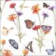 Butterfly Garden White Design