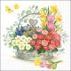 Spring Flowers Decoration Napkin Lunch