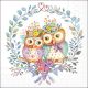 Owl Couple In Love Design