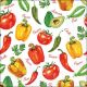 Vegetables And Herbs Napkin Lunch