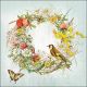 Wreath With Ribbon Napkin Lunch