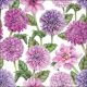 Dahlias In Bloom Napkin Lunch