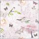 Birds And Butterflies Pink Napkin Lunch