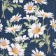 Beautiful Daisies Blue Design
